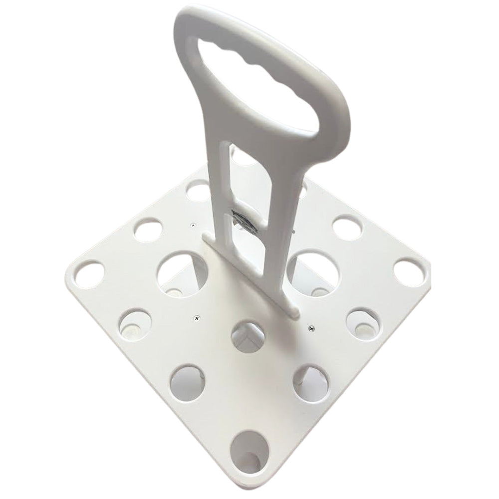 Deep Blue Marine polymer rod rack for fishing accessories, designed to organize and store fishing rods securely.