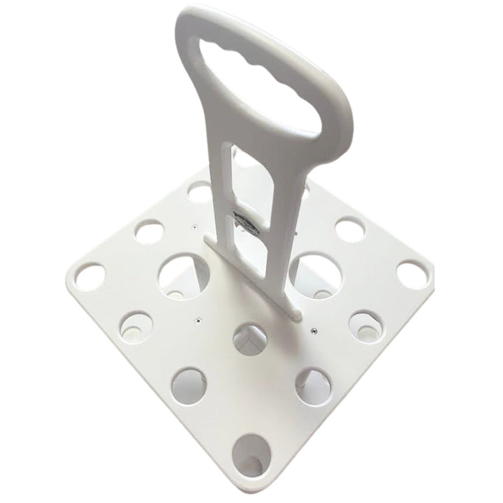 Deep Blue Marine polymer rod rack for fishing accessories, designed to organize and store fishing rods securely.