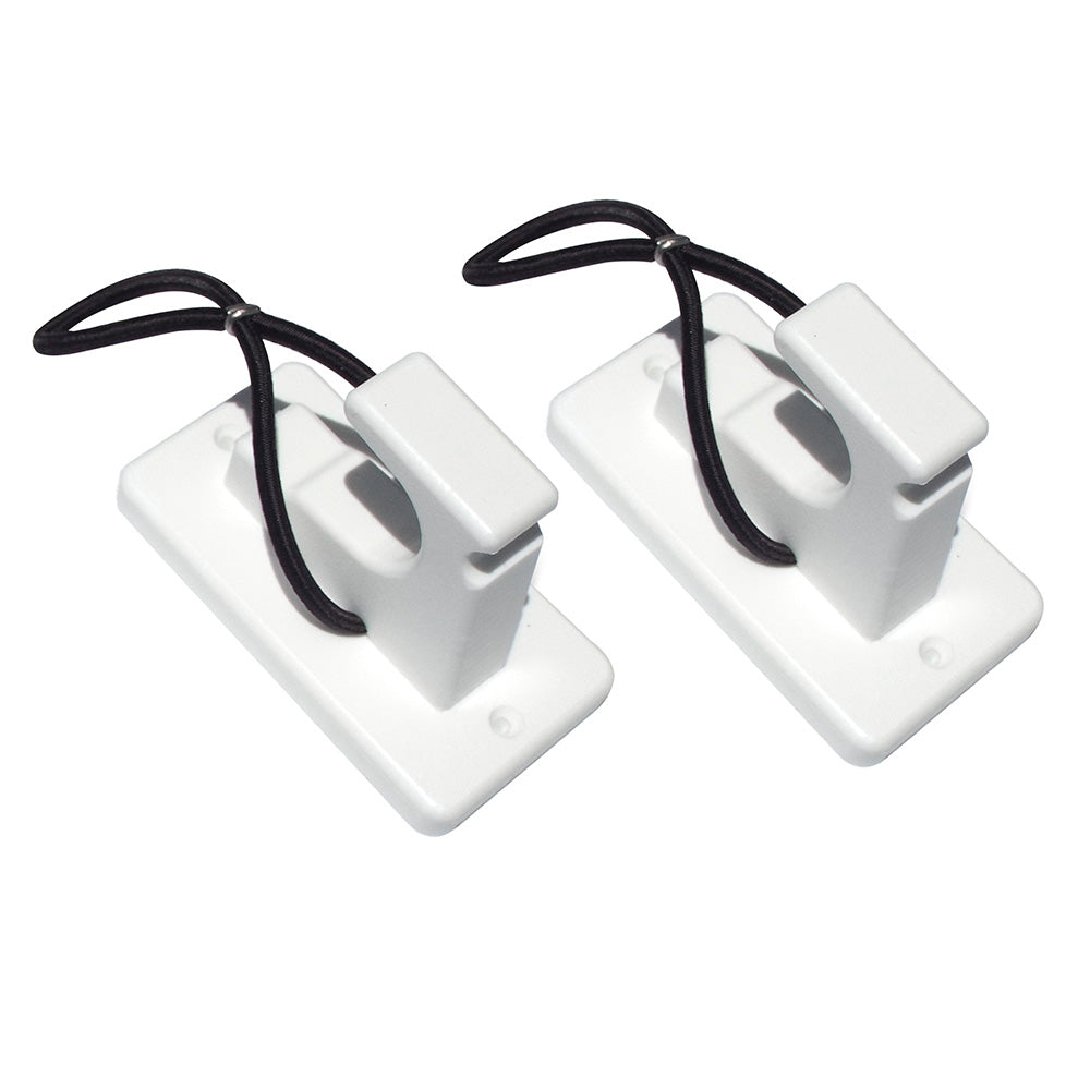 Pair of Deep Blue Marine fishing accessories including a rod gaff, brush, and dock line holder for boating and fishing.