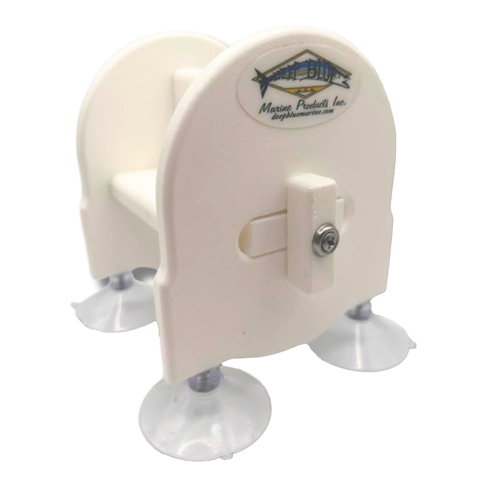 Deep Blue Marine Spool King Leader Line for fishing, shown coiled in a spool, durable marine fishing accessory.