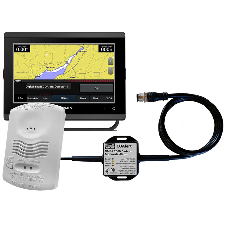 Détecteur de monoxyde de carbone numérique pour yacht CO Alert avec NMEA 2000