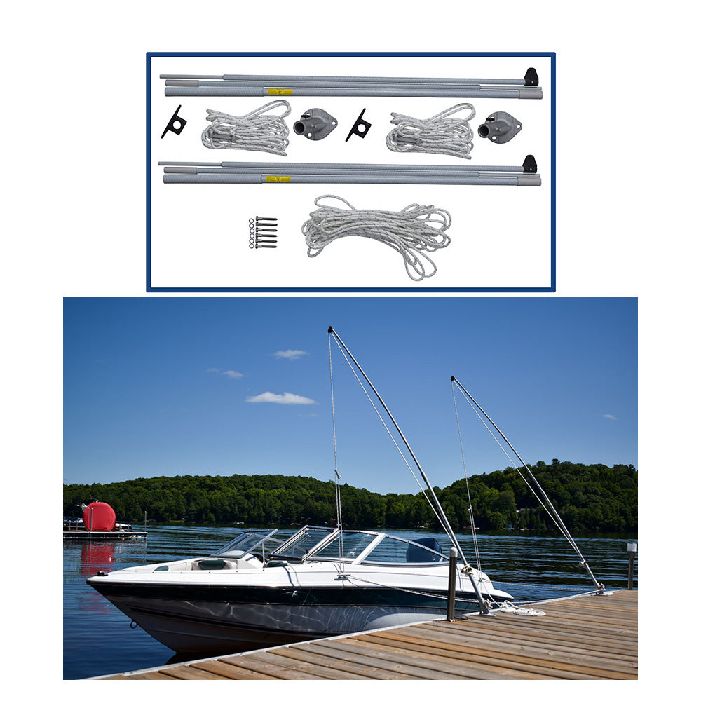 Dock Edge Supreme EZ-Stow Mooring Whips - 10&