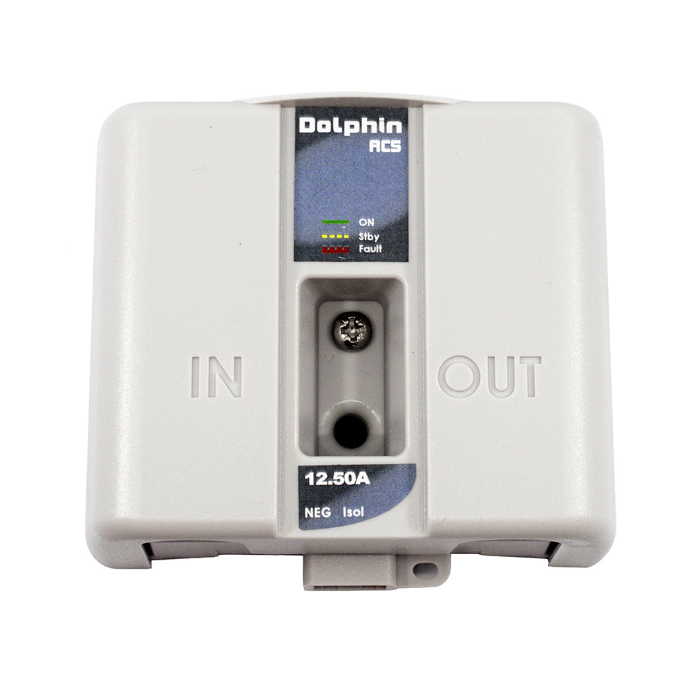 Dolphin Charger ACS auto charger selector accessory for 12V systems, 50A capacity, used for vehicle or boat charging setups