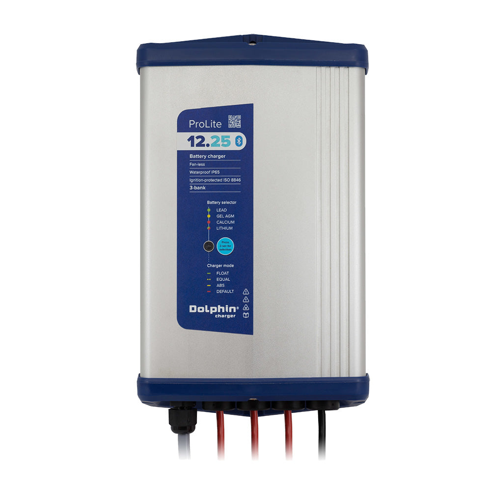 Chargeur de batterie Dolphin PROLITE Series - 12 V, 25 A, 110/220 V CA - 3 sorties