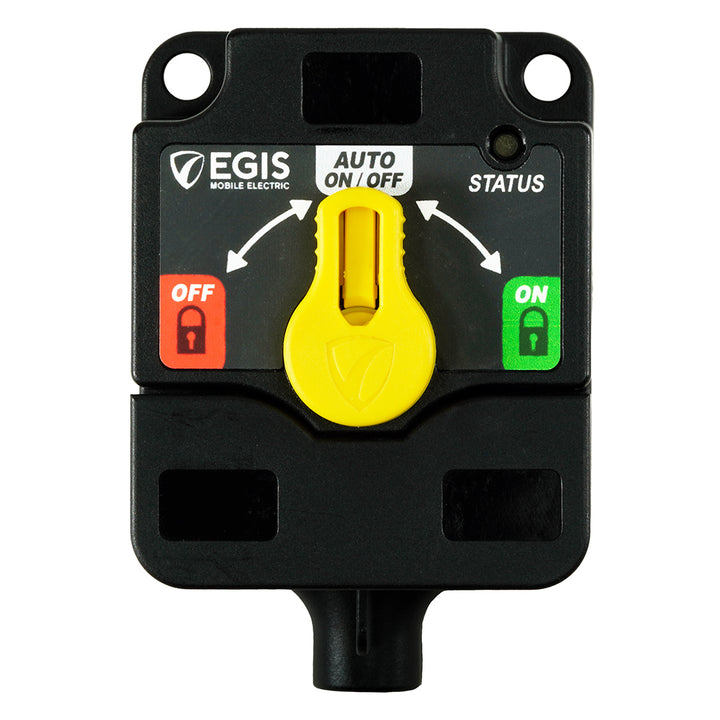 Egis Mobile Electric XD Series single 500 Amp heavy-duty battery switch and mechanical contactor for electrical accessories.