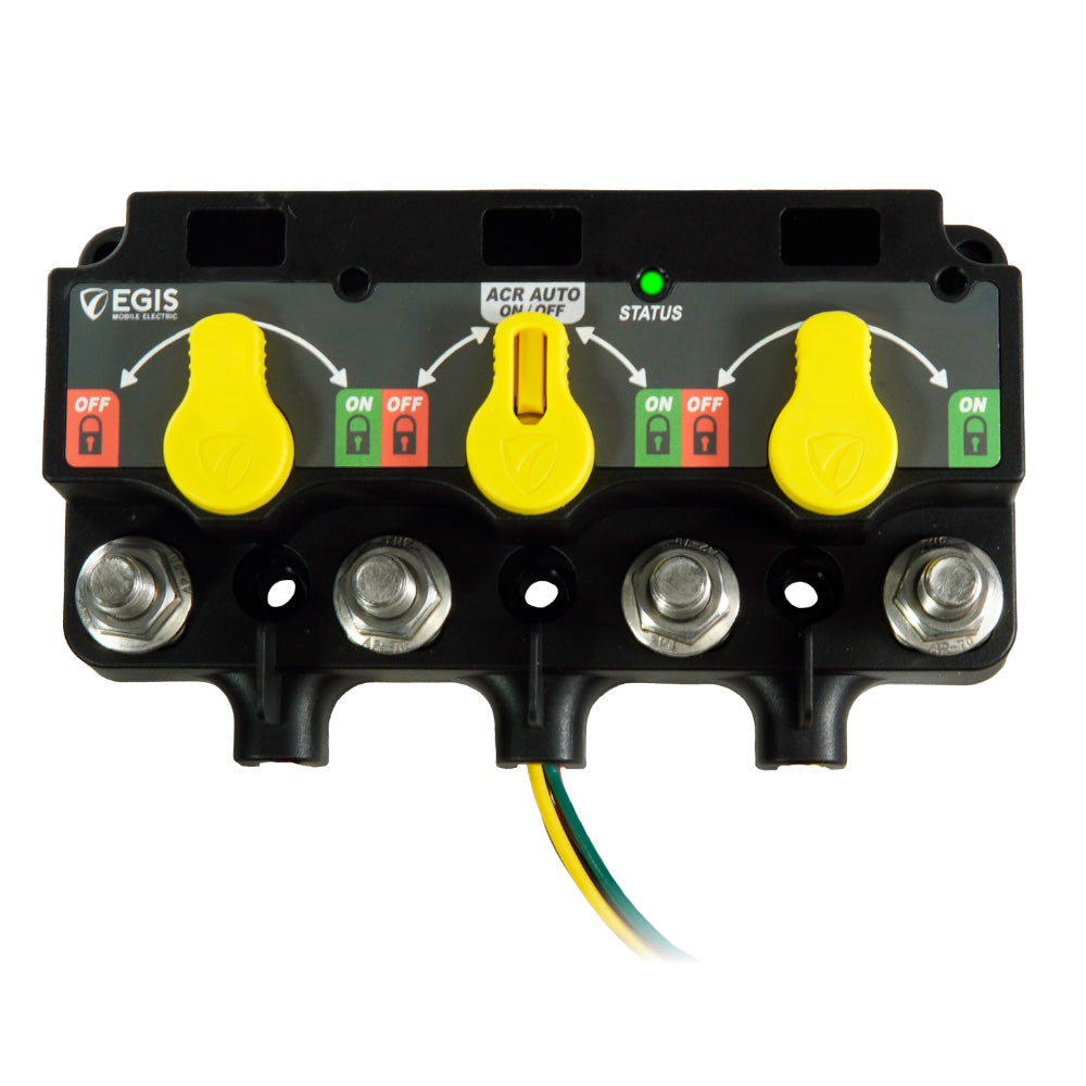 Egis XD Series Triple Flex 2 mechanical switch with knobs and DTM connector, designed for electronic accessories and customization.