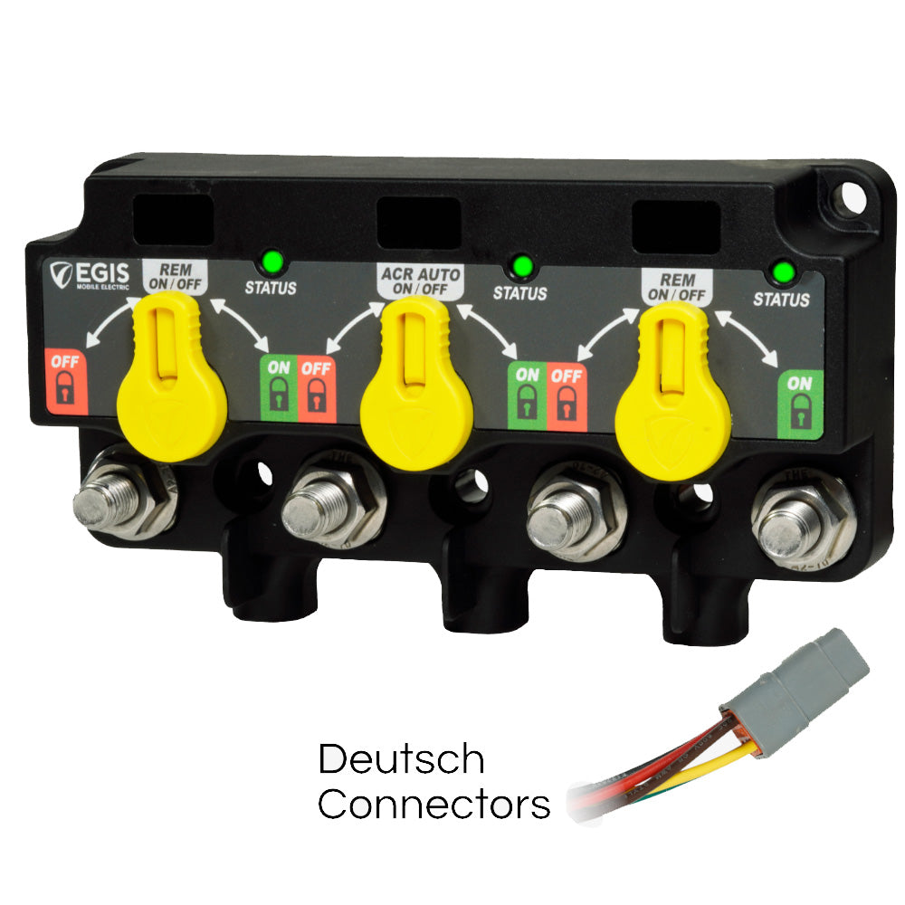 Relais Egis série XD Triple Flex 2 - ACR-Relais avec boutons 3X connecteur DTM