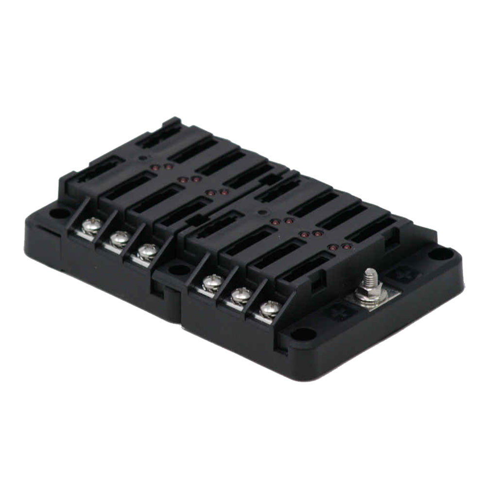 Egis Mobile Electric RT Fuse Block with 12 positions and LED indication for electrical fuse protection system.