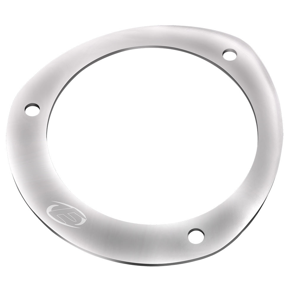 Exploding Fish Universal Backing Plate for rod holder accessories, shown in a close-up view with mounting features.
