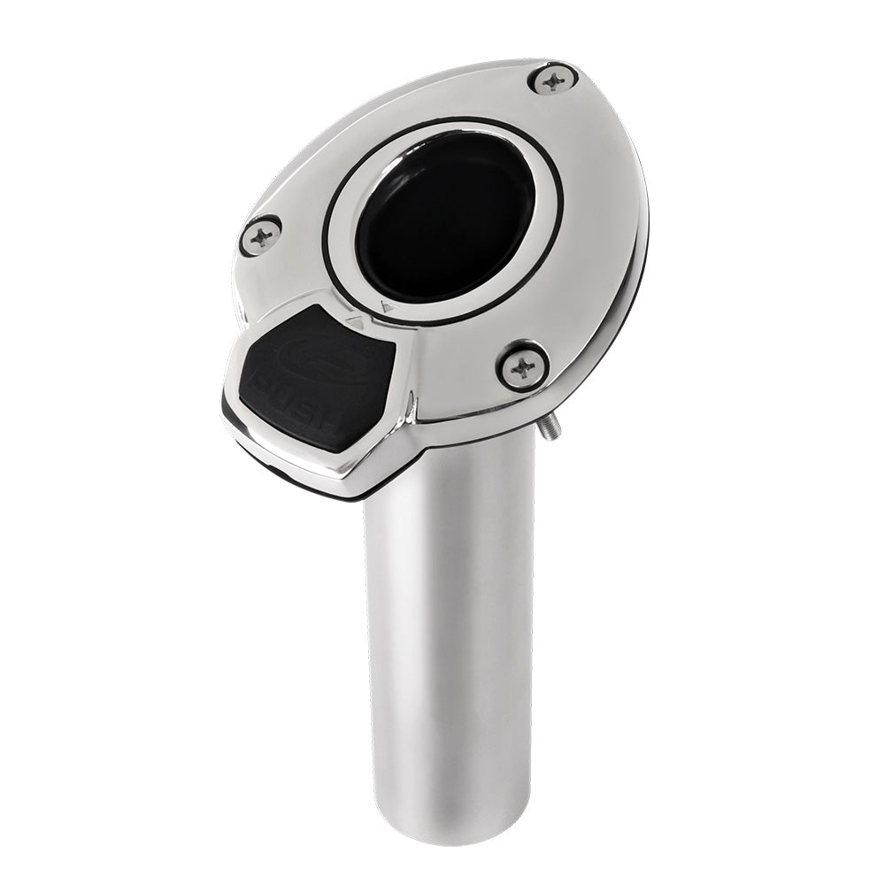 Exploding Fish EVO-360 flush mount rotating rod holder with 8.5-inch tube angled at 30 degrees for fishing boats.