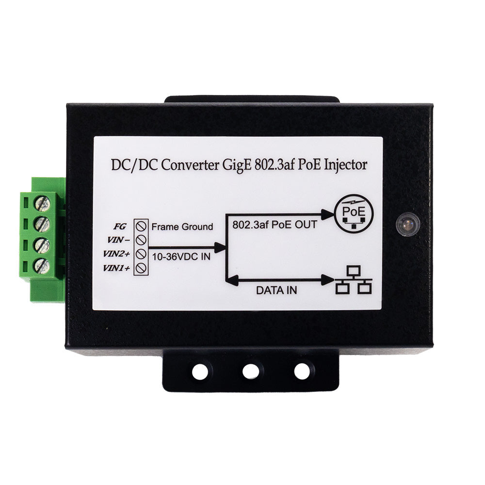 FLIR Systems PoE Injector 12-24V 5GB accessory for powering network devices with Ethernet connection.