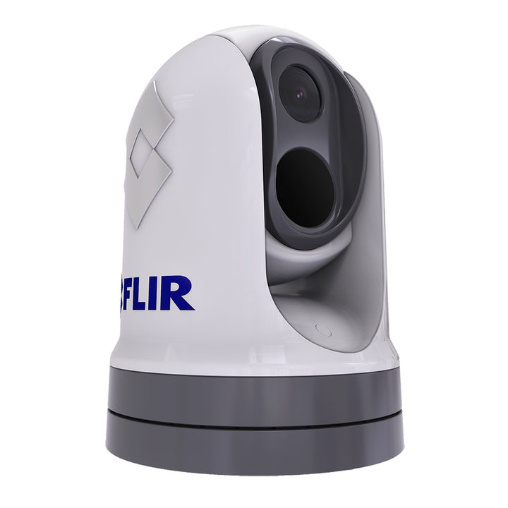 FLIR M364C stabilized thermal and visible IP camera by FLIR Systems, used for outdoor security and surveillance.