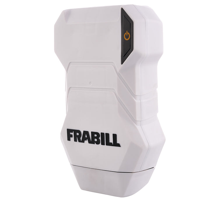 Frabill Whisper Quiet Aerator livewell pump in use, providing aeration for fish tanks with a sleek, compact design.