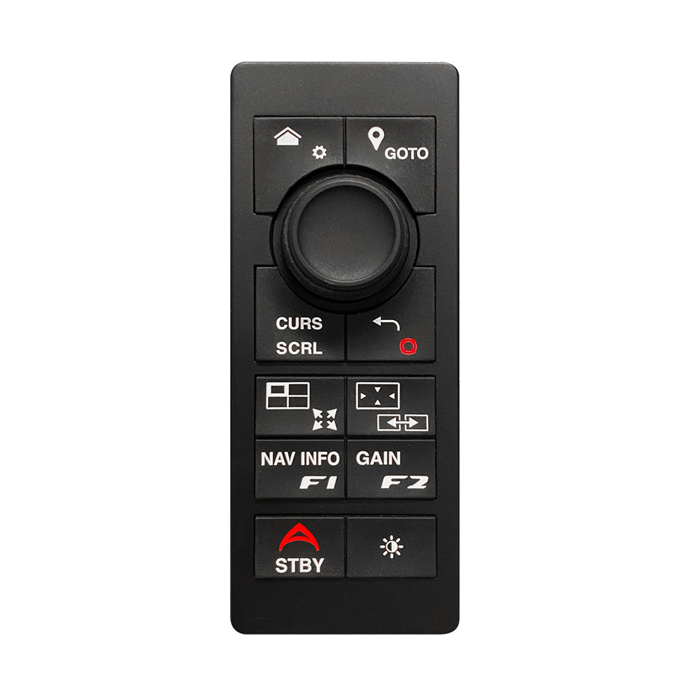 Furuno MCU006 vertical remote control accessory with buttons and display for marine navigation systems.
