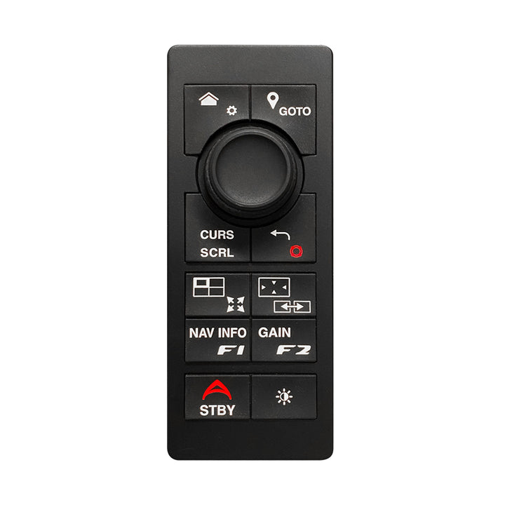 Furuno MCU006 vertical remote control accessory with buttons and display for marine navigation systems.