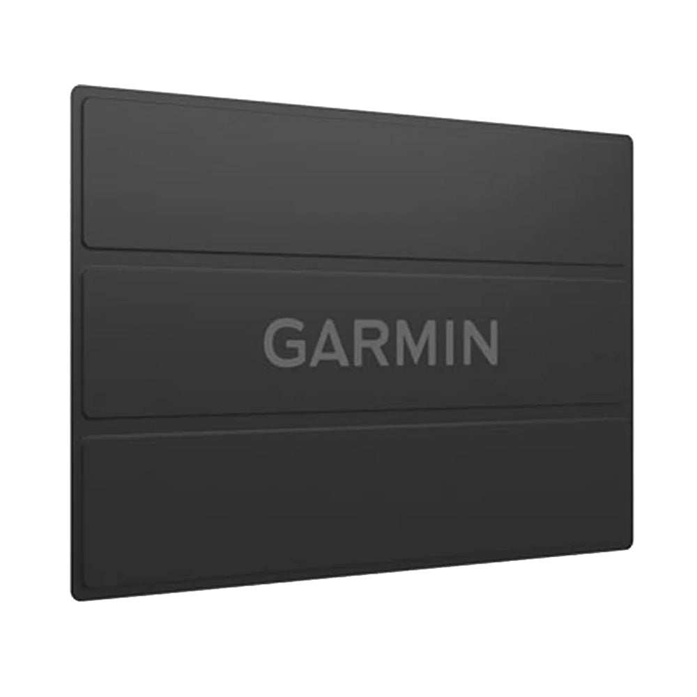 Garmin magnetic protective cover for GPSMAP 9x17 chartplotters, accessory, black plastic case with magnetic closure.