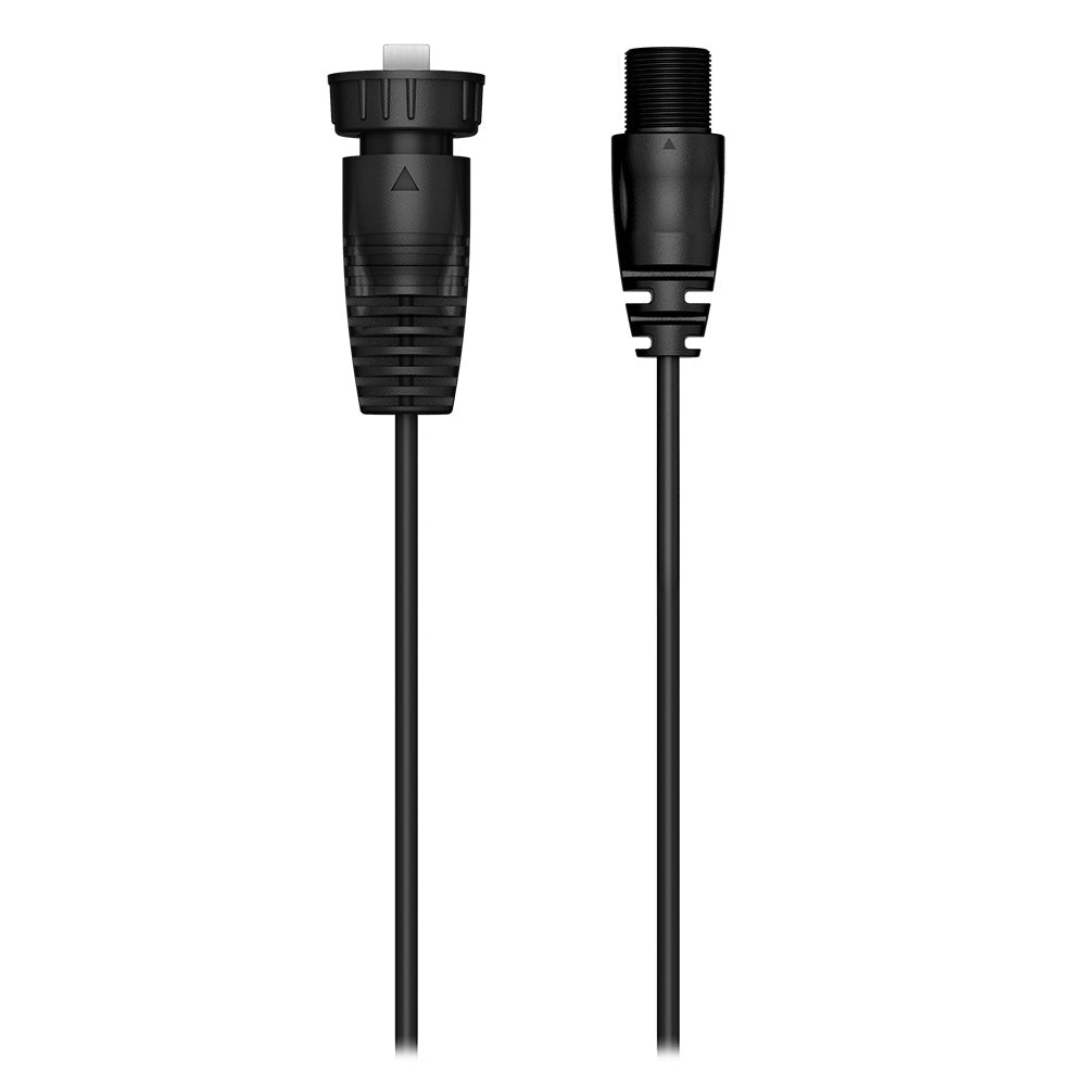 Garmin USB-C to Micro USB adapter cable for accessories, shown with USB-C and Micro USB connectors.