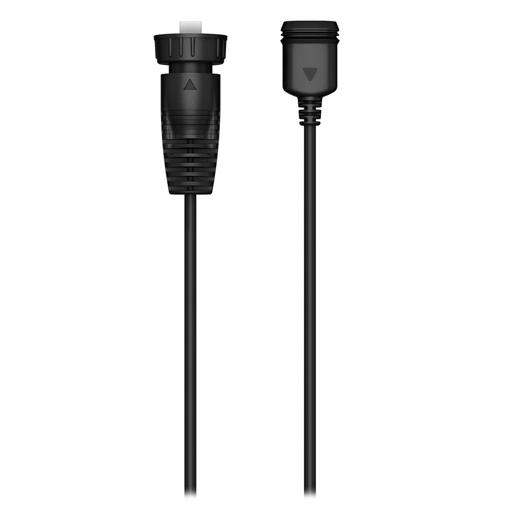 Garmin USB-C to USB-A female adapter cable for connecting devices, shown on white background.