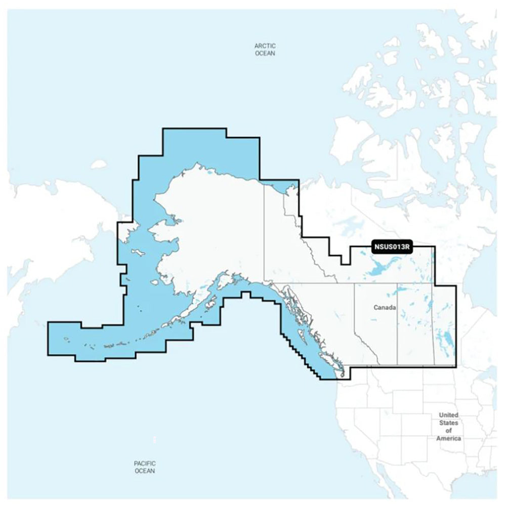 Garmin Navionics+ NSUS013R Canada, Alaska occidental