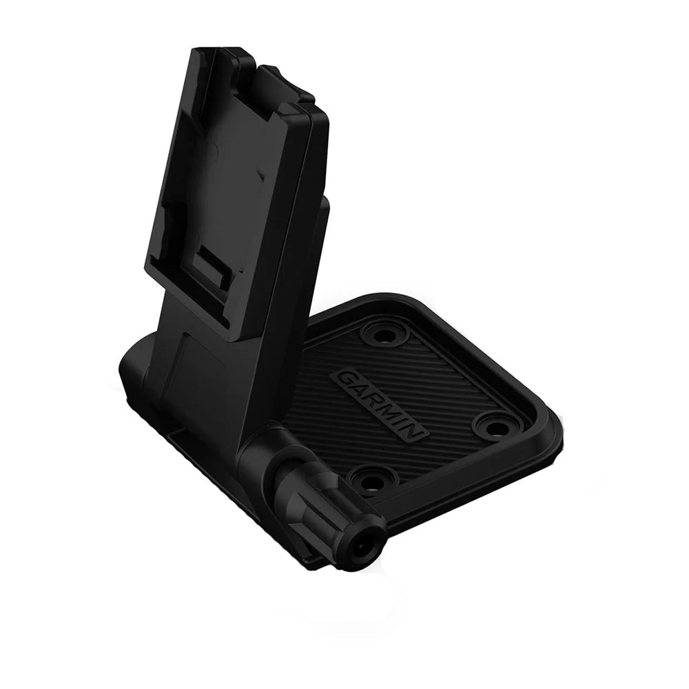 Garmin adjustable handheld mount for GPS devices, featuring a secure grip and adjustable arm for easy positioning.