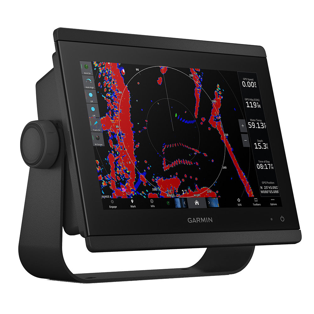 Garmin GPSMAP 8610 Chartplotter GN+ marine GPS device with large display and navigation controls for boat navigation.