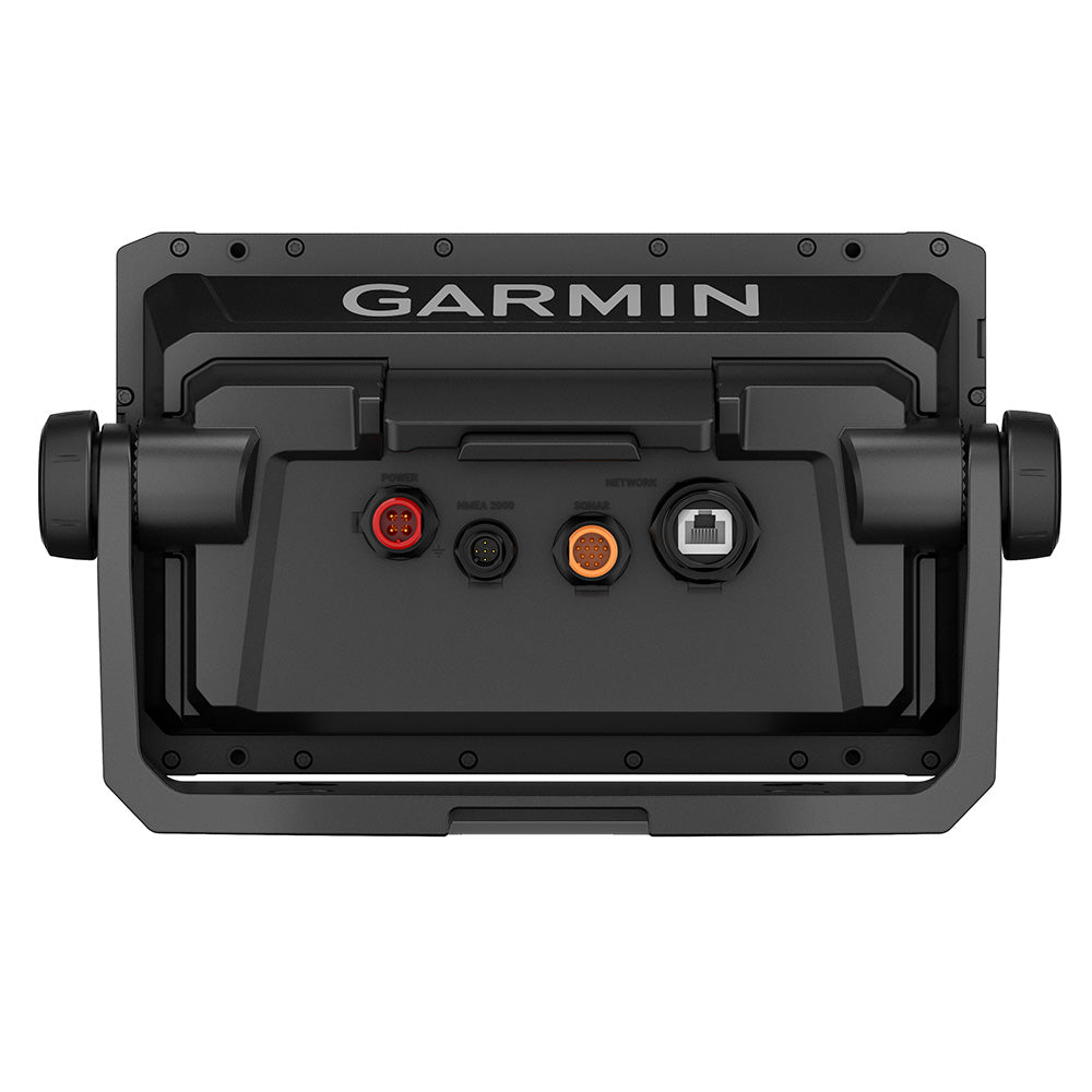 Garmin ECHOMAP UHD2 94sv GPS fishfinder combo with US coastal maps, displaying detailed underwater and navigation views.
