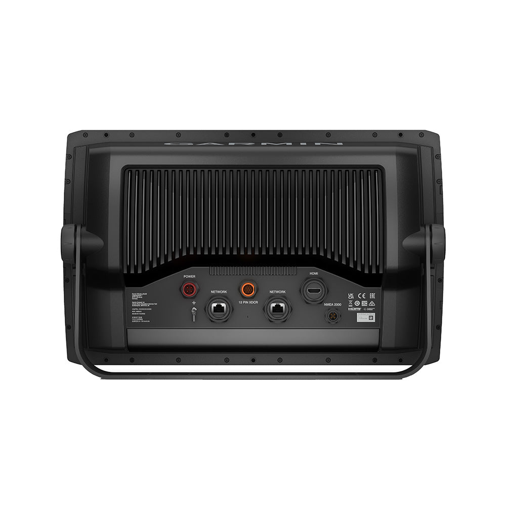 Garmin ECHOMAP Ultra 2 16" chartplotter and fishfinder combo display with worldwide basemap, no transducer visible.