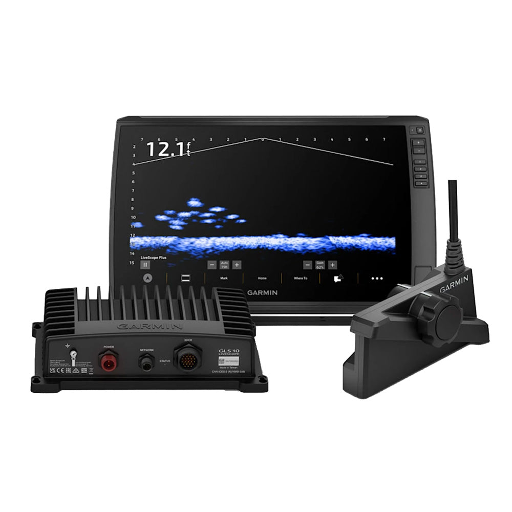 Garmin ECHOMAP Ultra 2 Ice House System with 166sv Chartplotter and LiveScope Plus, GPS fishfinder combo for ice fishing.