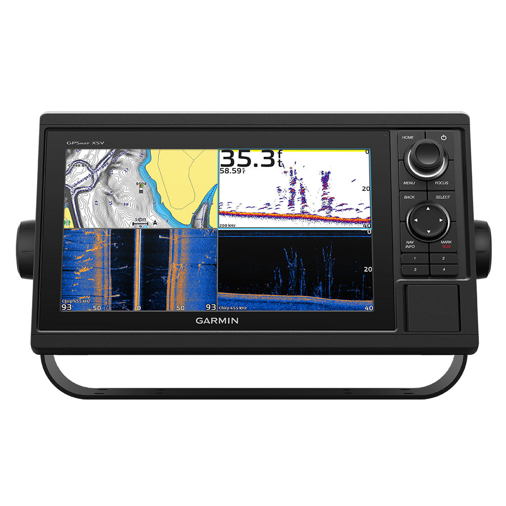 Garmin GPSMAP 1042xsv combo GPS and fishfinder display with navigation and sonar features for boating and fishing.