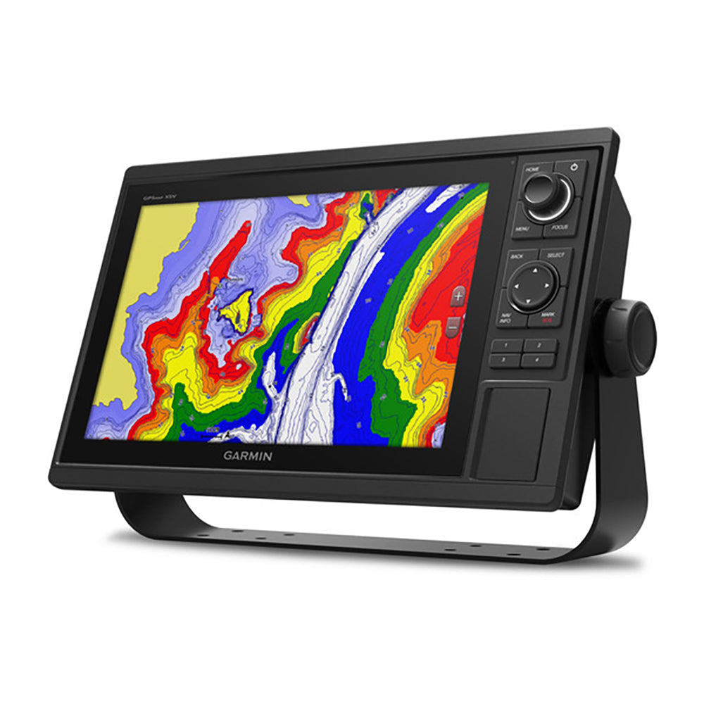 Garmin GPSMAP 1222xsv keyed networking combo GPS and fishfinder with screen display and control buttons, no transducer included