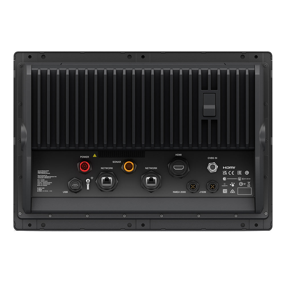 Garmin GPSMAP 1623xsv combo GPS and fishfinder display showing detailed navigation charts and sonar imaging.