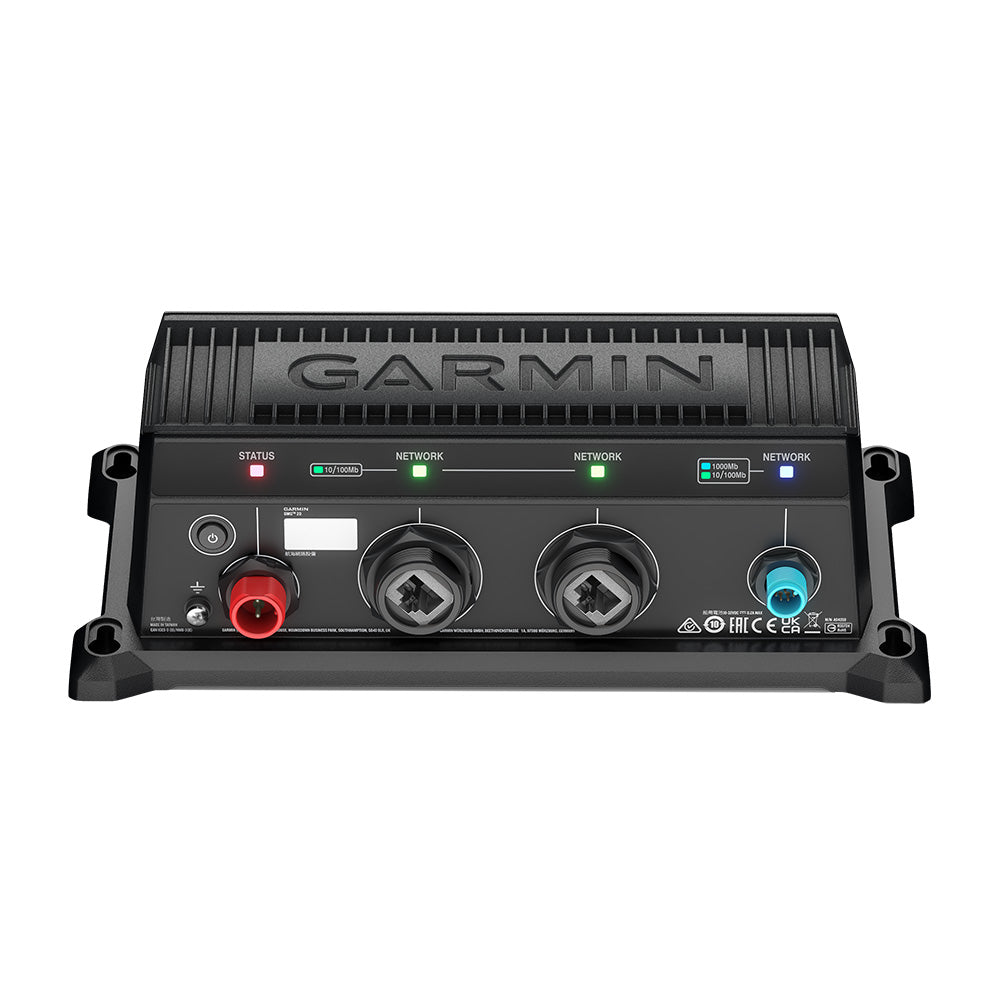 Garmin BlueNet 30 Gateway network module with Ethernet ports, used for connecting Garmin network systems.