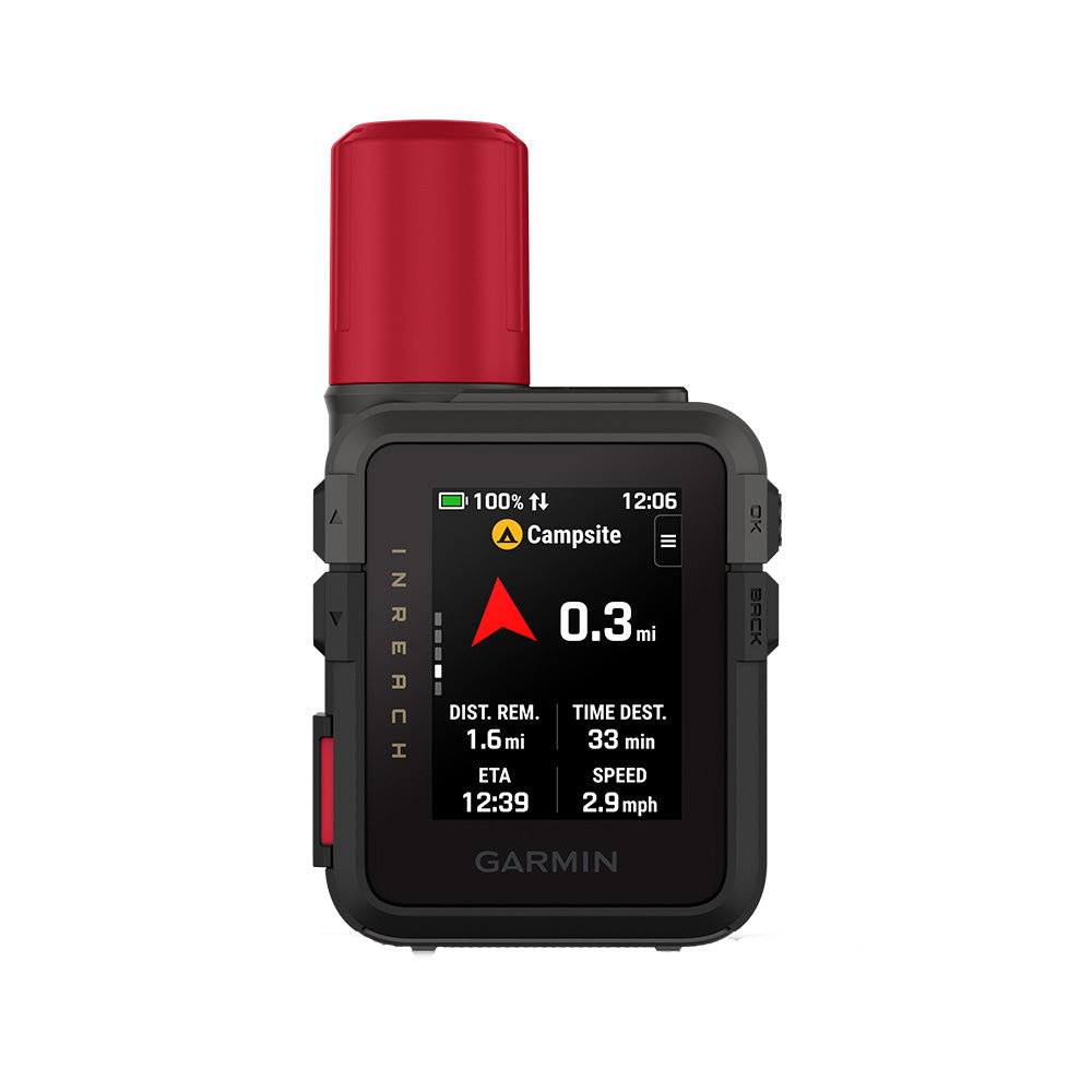 Garmin inReach Mini 3 Plus personal locator beacon with compact design and outdoor navigation features.