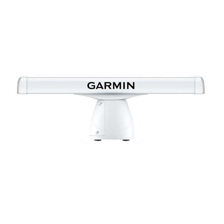 Garmin GMR 2534 xHD3 4 open array radar on pedestal, 25kW, with detailed antenna array for marine navigation.