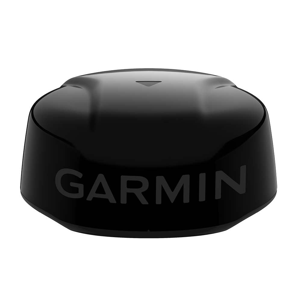 Garmin GMR Fantom 18x Dome Radar in black, a marine radar device with a sleek dome design for navigation and safety on boats.