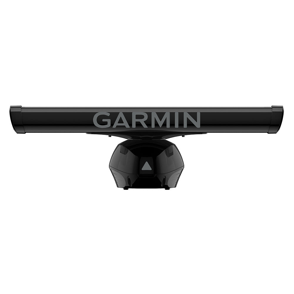 Garmin GMR Fantom 254 Radar in black, marine radar device with sleek design and control panel for boat navigation.