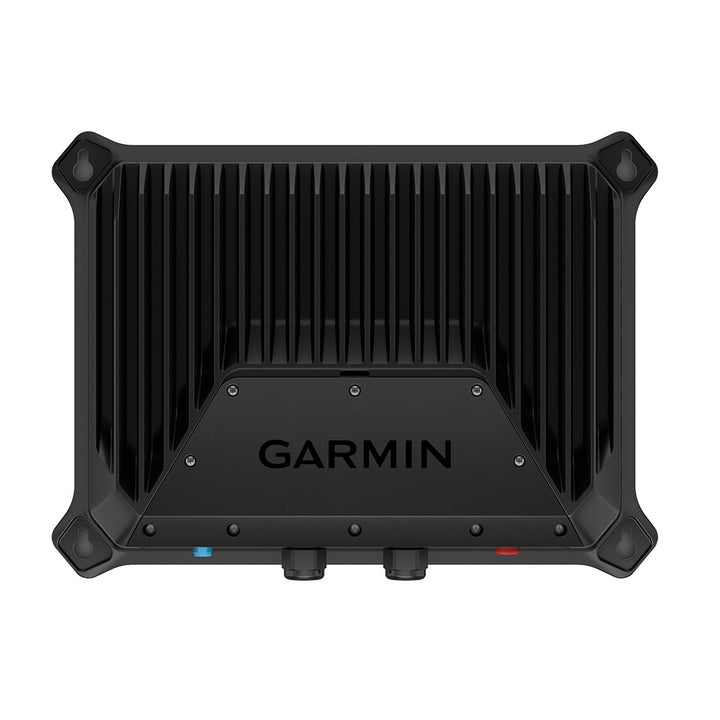 Garmin GSD 28 advanced sonar module, compact sounder device with control panel for deep-sea fishing and marine navigation.