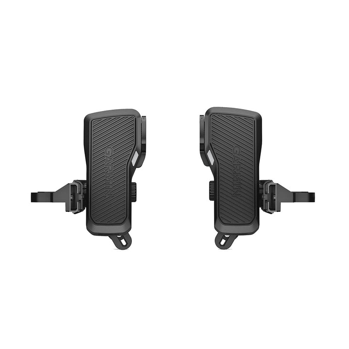 Garmin Force Current kayak trolling motor with power steer foot pedals, compact design for smooth navigation on the water.