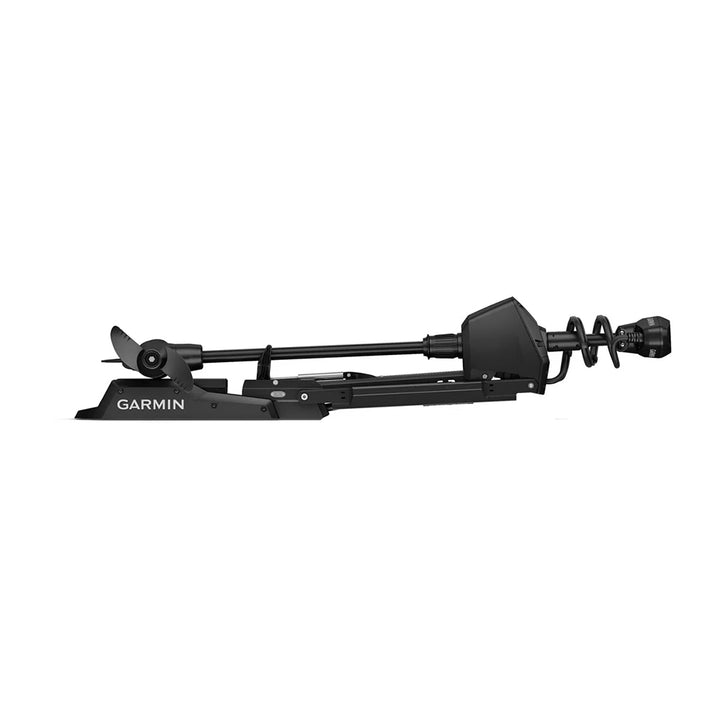 Garmin Force Pro 50-inch trolling motor with built-in GT56UHD-TR transducer, designed for fishing boats and marine use.