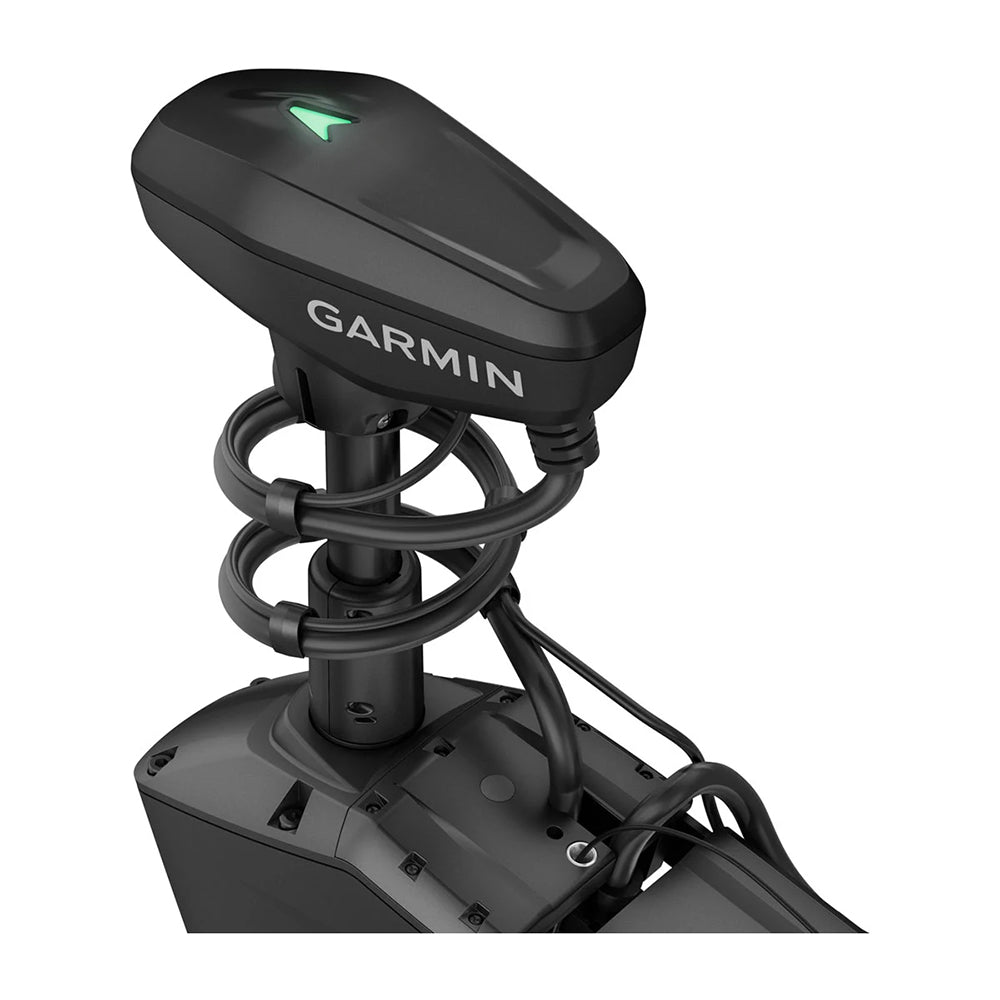 Garmin Force Pro 50-inch trolling motor with built-in GT56UHD-TR transducer, ideal for freshwater fishing boats.