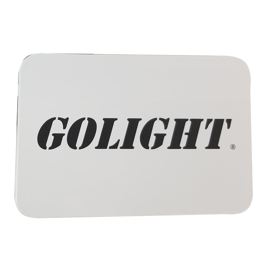 White Golight Snap-On Rockguard Lens Cover for GT Series Halogen Lights, durable protective accessory for off-road lighting.