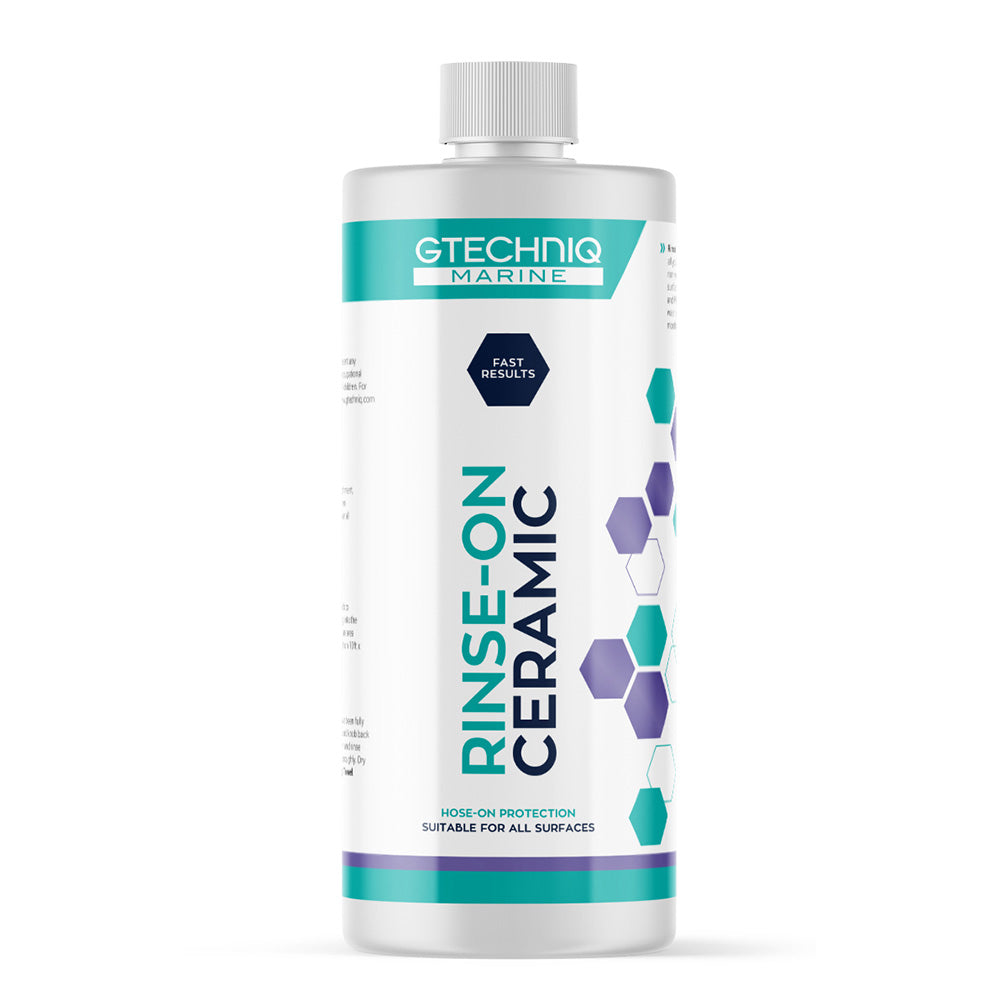 Gtechniq Rinse-On Ceramic cleaning refill bottle, 500ml, for ceramic coating maintenance and surface protection.