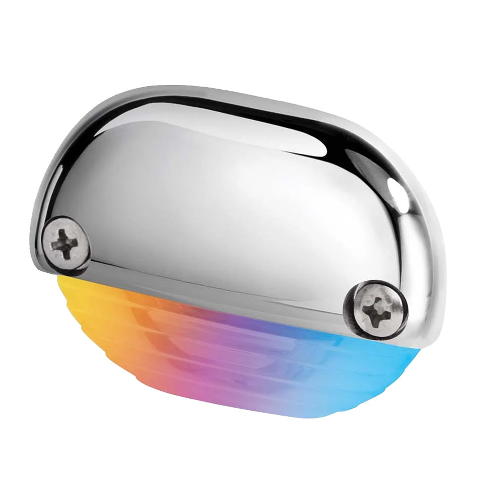Feu de marchepied Hella Marine Apelo RGB - Capuchon en acier inoxydable