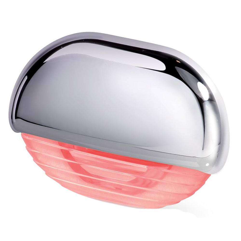 Feu de marchepied Hella Marine Easy Fit - Rouge avec capuchon chromé