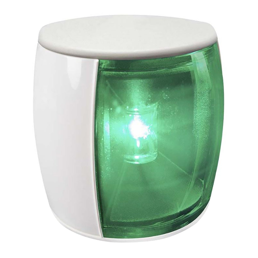 Hella Marine NaviLED PRO Starboard Navigation Lamp in white, Marine navigation light with 3NM visibility for boats.