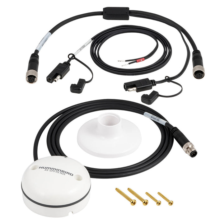 Humminbird AS GPS HS N2K GPS antenna accessory for marine fishfinders and navigation systems.
