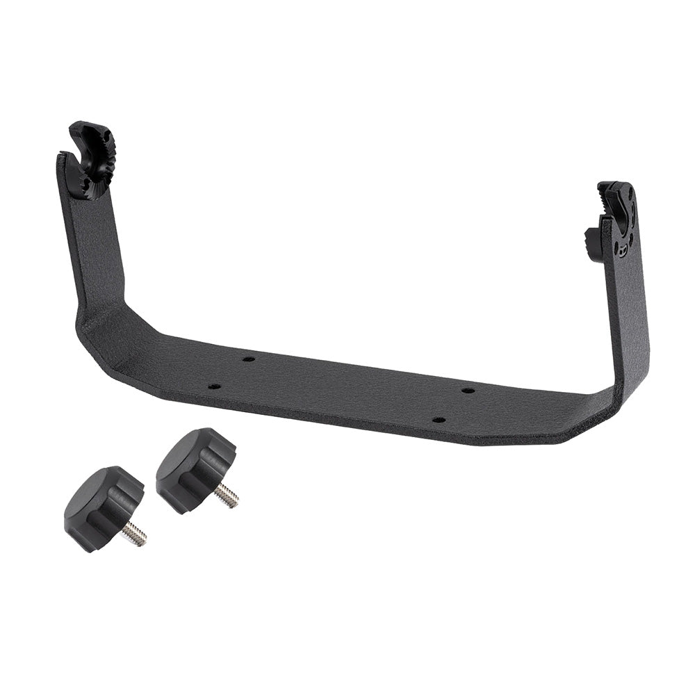 Humminbird GM X10 XPLORE 10 gimbal mounting bracket for accessories, shown with mounting hardware on a plain background.