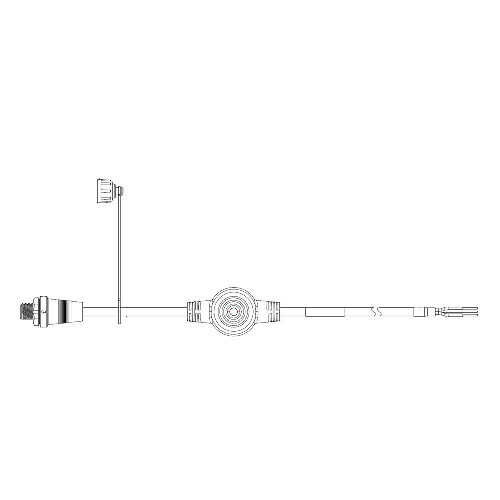 Humminbird MEGA 360 Power Cable accessory for MEGA 360 sonar system, durable cable with connectors for fishfinder installation