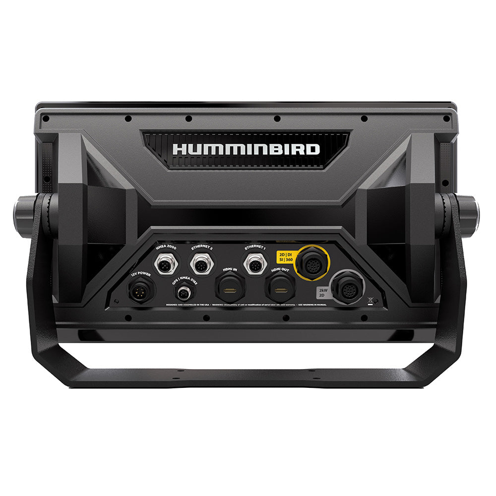Humminbird Apex 13 CHO VX MSI+ GPS fishfinder combo display showing detailed sonar and navigation screens without transducer.