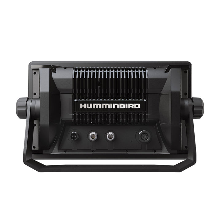 Humminbird XPLORE 10 control head for GPS fishfinder combo, showing display and control buttons on the device.